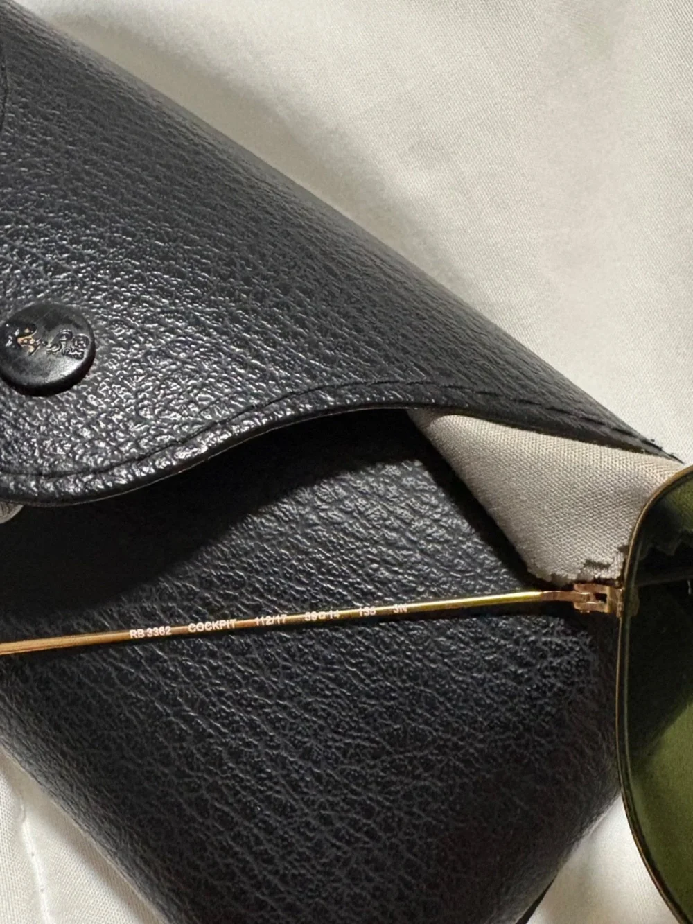Ray-Ban RB3362 Cockpit Aviator Sunglasses Gold Blue Mirror Flash Lens